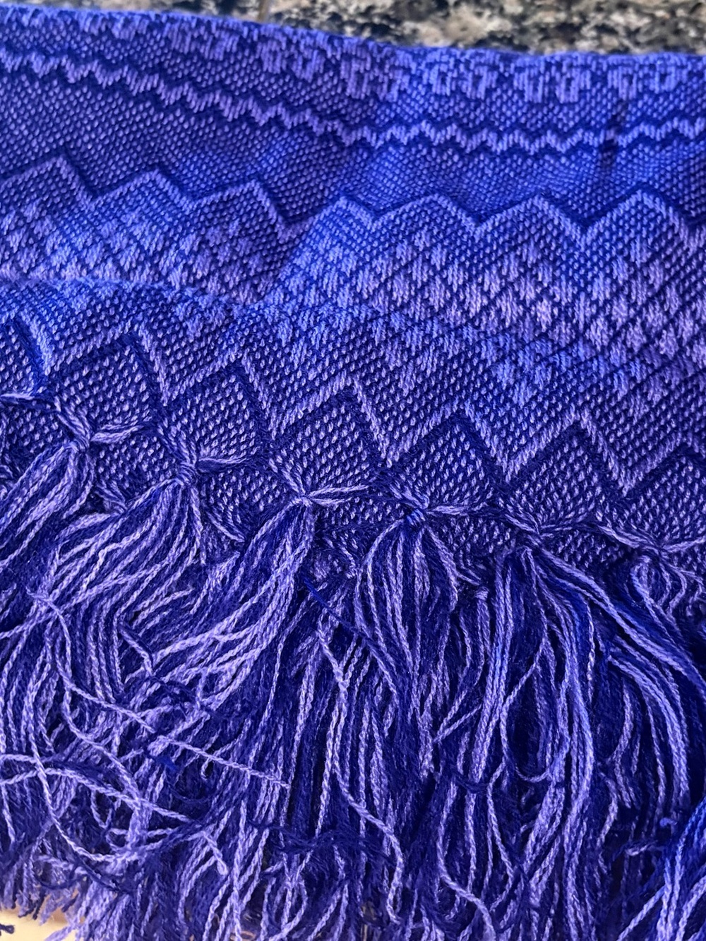 Mexican tradicional rebozo - electric purple